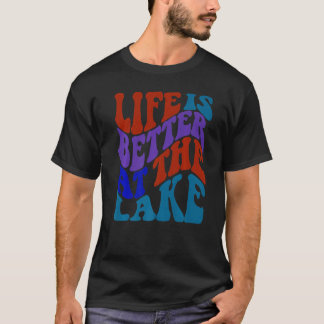 At The Lake Boating Camping Fishing Cabin T-Shirt