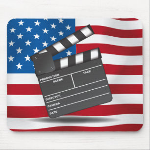 At The Movies -USA Mousepad