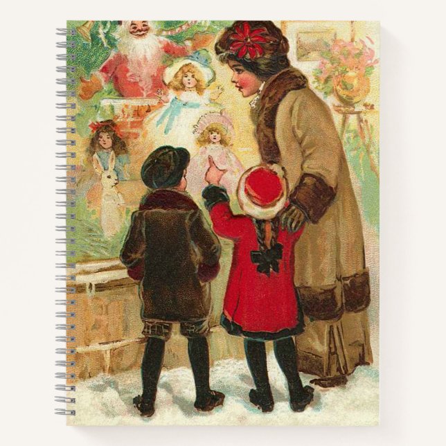 At The Toy Store Window Notizbuch (Vorderseite)