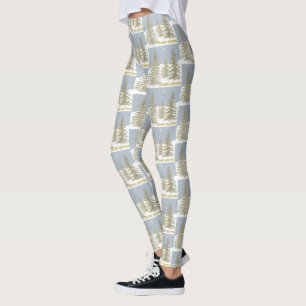 AT - Trees & Star Leggings