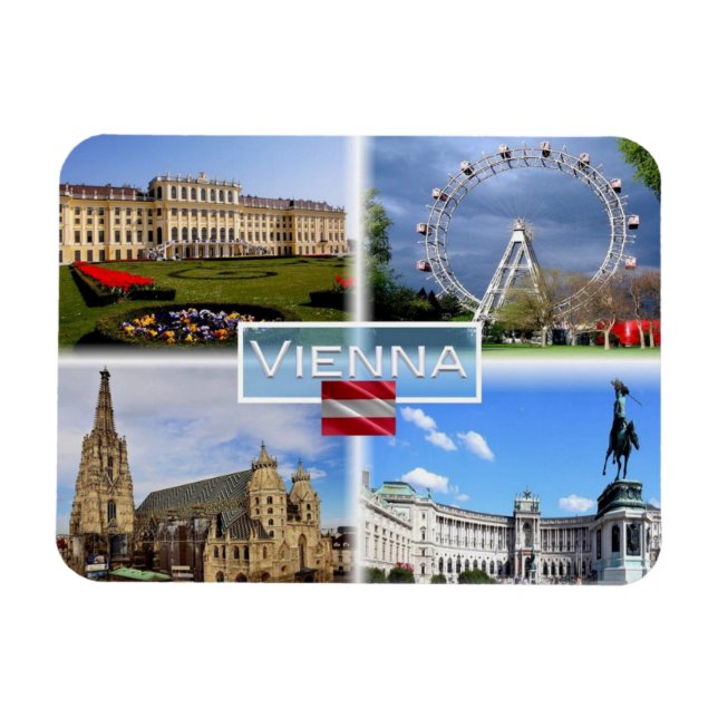 AT Wien - Schloss Schonbrunn - Prater Fnfair - Magnet (Horizontal)