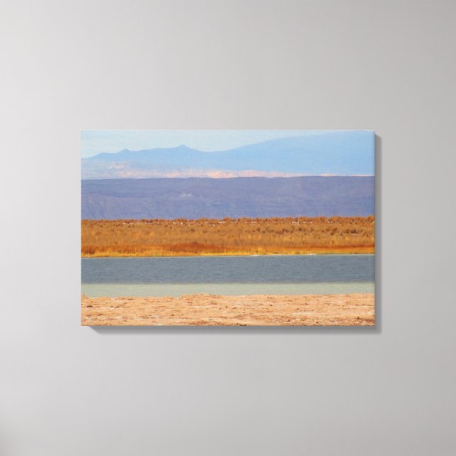 Atacama Wüste Canvass Layers Leinwanddruck (Vorderseite)