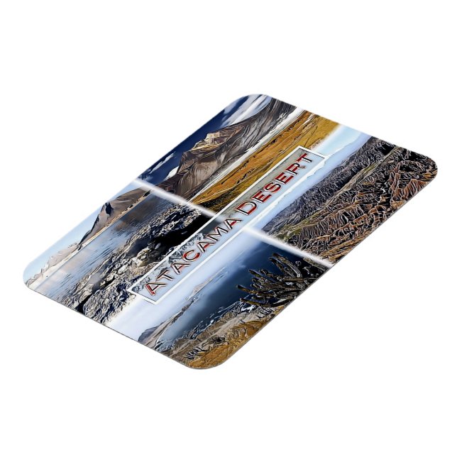 Atacama-Wüste - Chile - Mosaik - Magnet (Linke Seite)