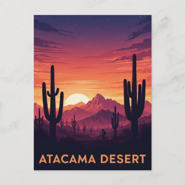 Atacama-Wüste-Chile Postkarte (Vorderseite)
