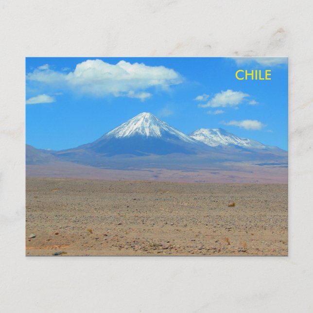 Atacama Wüste, Chile Postkarte (Vorderseite)