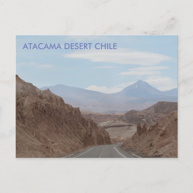 Atacama Wüste, Chile Postkarte (Vorderseite)