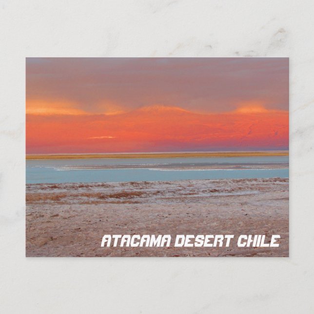 Atacama Wüste, Chile Postkarte (Vorderseite)