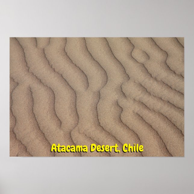 Atacama-Wüste Poster (Vorne)