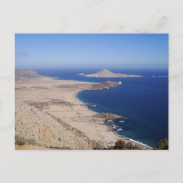 Atacama-Wüste und Pazifischer Ozean, Chile Postkarte