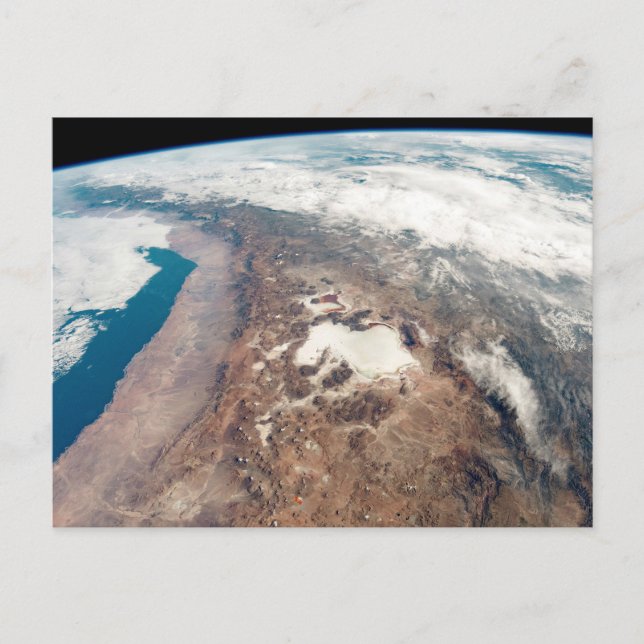 Atacama Wüste und Salzfladen in den Anden Postkarte (Vorderseite)