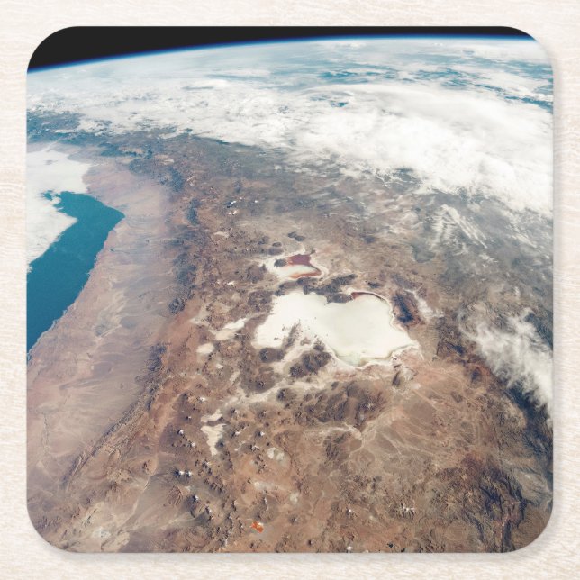 Atacama Wüste und Salzfladen in den Anden Rechteckiger Pappuntersetzer (Vorderseite)