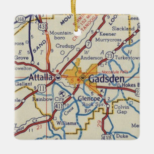 Atalla und Gadsen Alabama Ornament