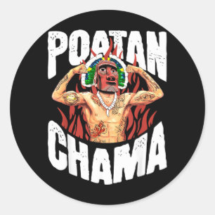 ATAN CHAMA MMA Fan JJB Boxen Muay Thai Kickboxen Runder Aufkleber