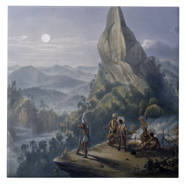 Ataraipu oder der Felsen des Teufels, 'von den Fliese (Vorderseite)