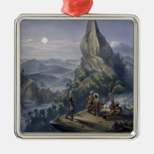 Ataraipu oder der Felsen des Teufels, 'von den Ornament Aus Metall