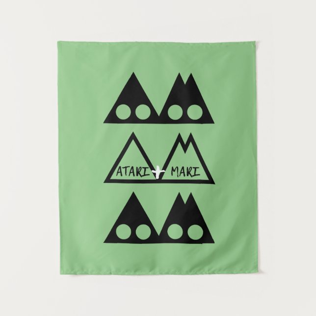 ATARI+MARI-Logo Wandteppich (Vorderseite)