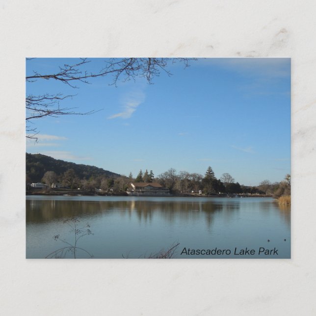 Atascadero Sees Pavillon Postkarte (Vorderseite)