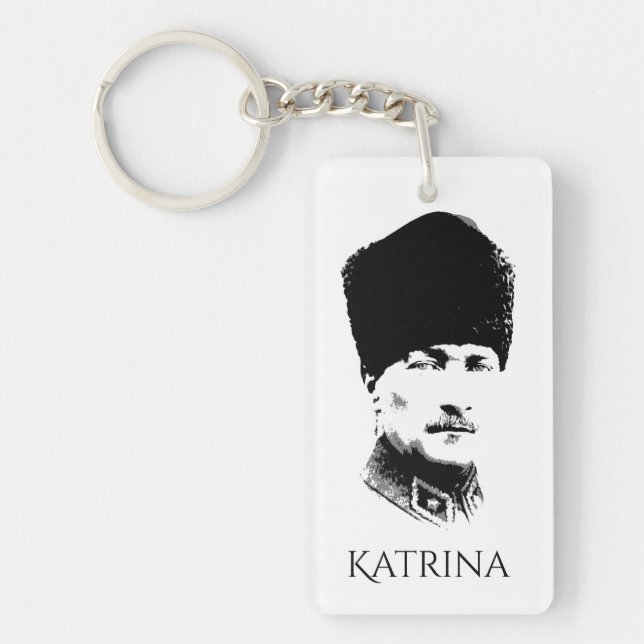 Ataturk personalisiert schlüsselanhänger (Vorderseite)