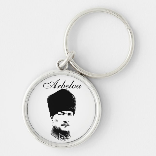 Atatürk Personalisiert Schlüsselanhänger (Vorne)