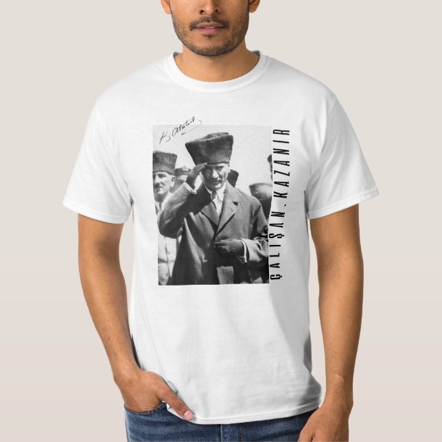 Atatürk Zitat  T-Shirt (Vorderseite)