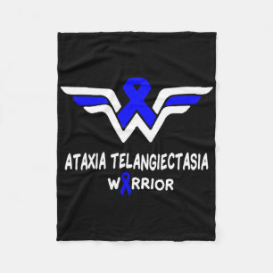 Ataxia Telangiectasia Bewusstsein Warrior Unterstü Fleecedecke
