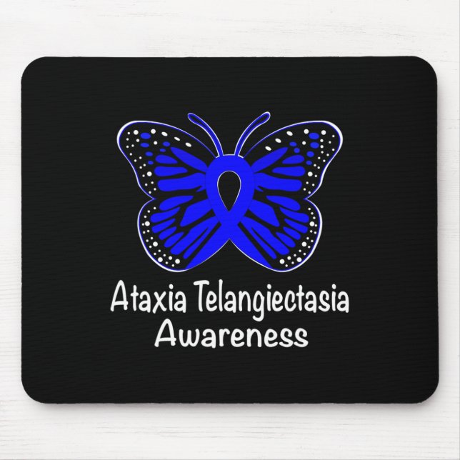 Ataxia Telangiectasia Bewusstseins Krieger Unterst Mousepad (Vorne)