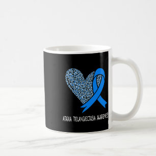 Ataxia-Telangiektasie-Bewusstsein Blaues Band Kaffeetasse