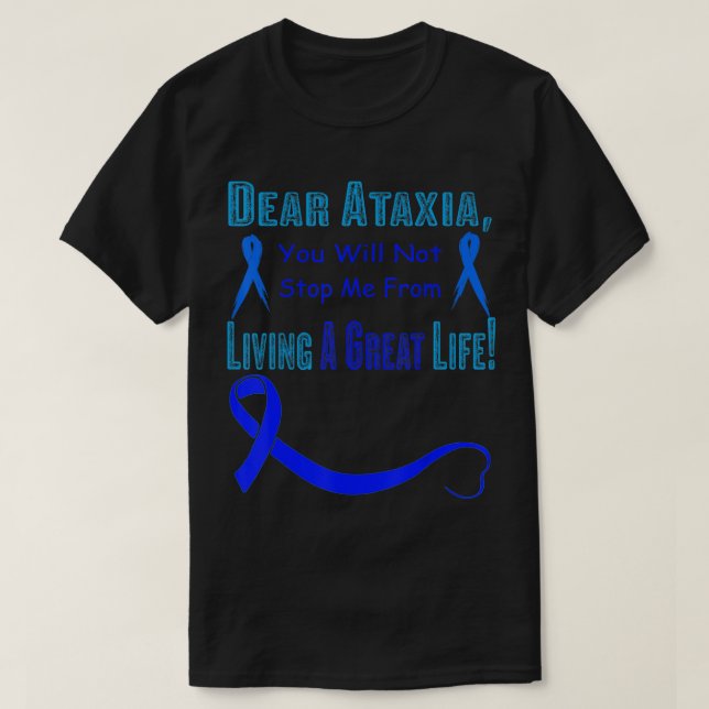 Ataxie Awareness T - Shirt107 T-Shirt (Design vorne)