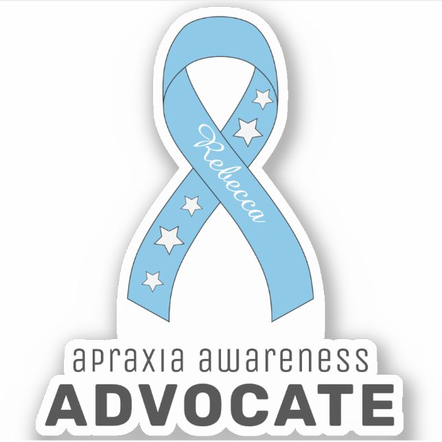Ataxie Bewusstseinsbildung Advocate Vinyl Sticker (Vorderseite)
