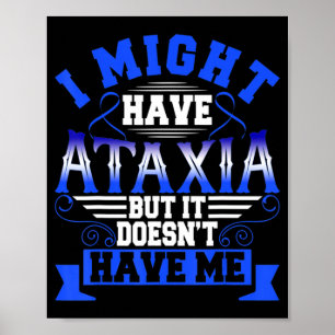 Ataxie Neurologisches Anzeichen Hemiataxia Blauer  Poster