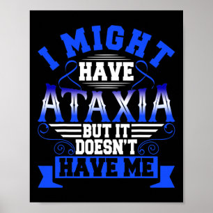 Ataxie Neurologisches Zeichen Hemiataxia Blaues Ba Poster