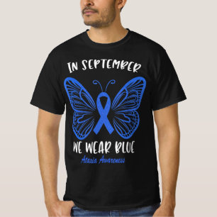 Ataxie Sensibilisierung Im September tragen wir bl T-Shirt