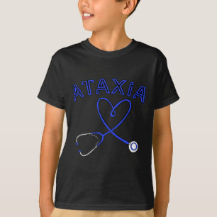 Ataxie Stethoskop Krankenschwester Neurologische H T-Shirt