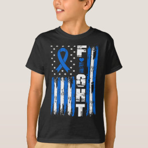 Ataxies Bewusstsein Patriotic US-amerikanische Fla T-Shirt