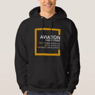 ATC-Pilot-Operator-Geschenke Luftfahrt-Cheat-Codes Hoodie