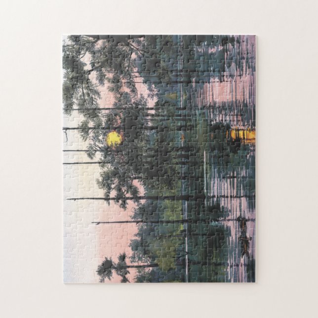 Atchafalaya hölzerne Enten-Puzzlespiel (Vertikal)