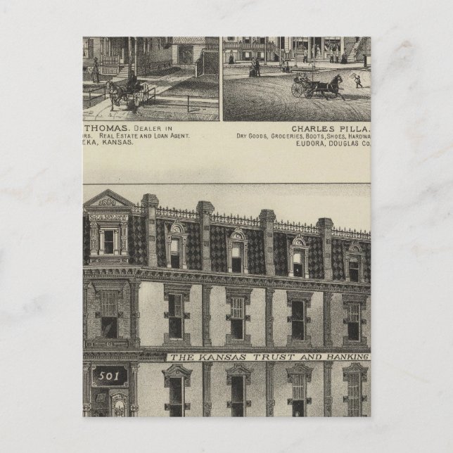 Atchison, Kansas Postkarte (Vorderseite)