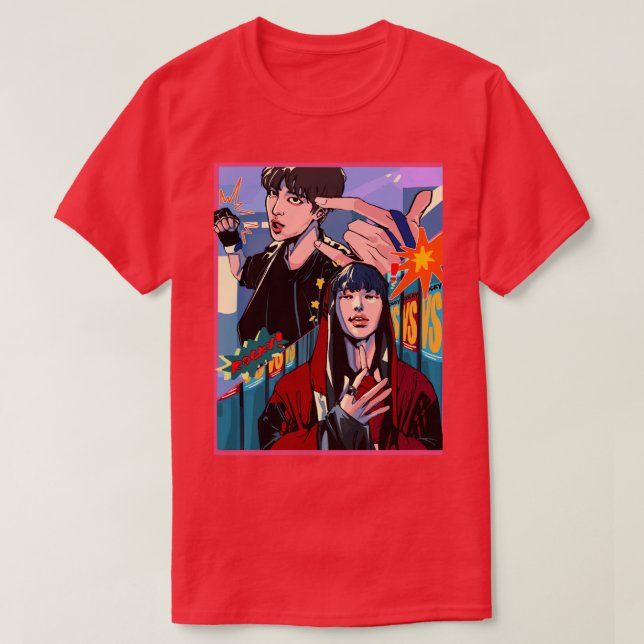 ATEEZ Yunho und Mingi Rocky MV T-Shirt (Design vorne)