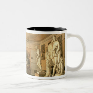 Atelier des Künstlers Alexey Venetsianov 1827 Zweifarbige Tasse