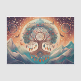 Atem des Everest, Dreamcatcher Tree of Life Seidenpapier