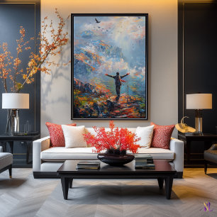 Atem des Gipfels - Freiheit im Licht und Farbe Poster