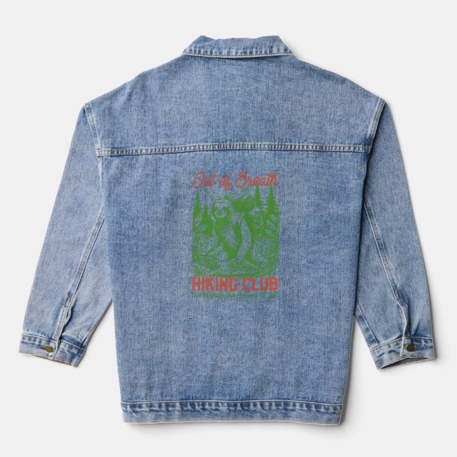 Atem Funny Funny Funny Fly Wandern Club Jeansjacke (Rückseite)