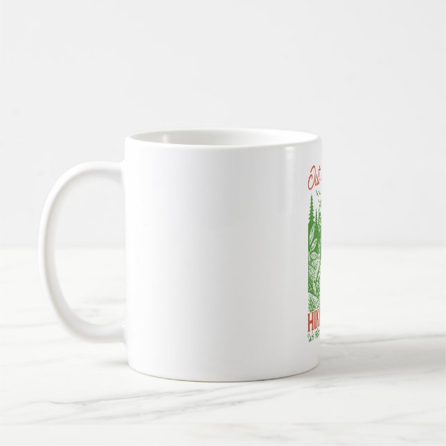Atem Funny Funny Funny Fly Wandern Club Kaffeetasse (Links)