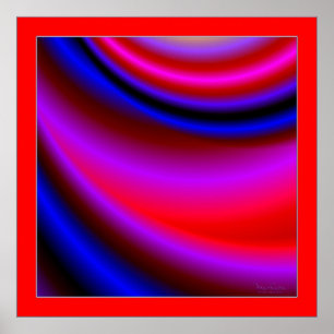 Atem und lebendige Farben Poster