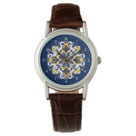 💙 Atemberaubend-Azulejos Armbanduhr