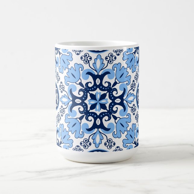💙 Atemberaubend-Azulejos Kaffeetasse (Mittel)