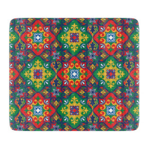 Atemberaubend 💚 ❤️ 💛 Azulejos Platz Schneidebrett