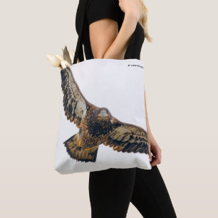 Atemberaubend Bald Adler macht einen Flyover Tasche