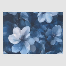 Atemberaubend Blue Floral