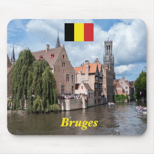 Atemberaubend! Brügge - Belgien Mousepad (Vorne)